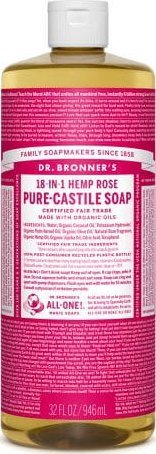 Dr Bronners Dr. Bronner's Mydło w płynie 18 w 1 Róża 945 ml 1
