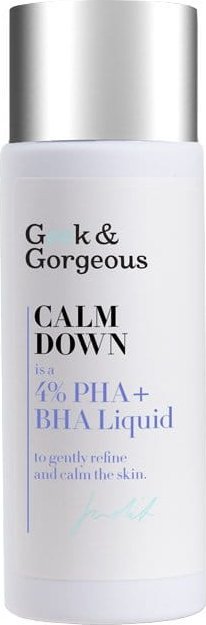 Geek & Gorgeous Geek & Gorgeous Calm Down - Delikatny Eksfoliant do Cery Wrażliwej z Kwasami PHA i BHA 30 ml 1
