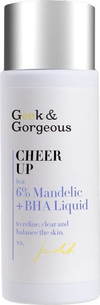 Geek & Gorgeous Geek & Gorgeous Cheer Up - Średni Eksfoliant do Cery Mieszanej i Trądzikowej z kwasami AHA i BHA 30 ml 1