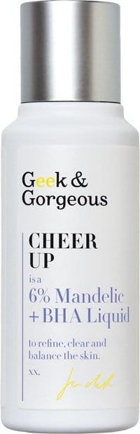 Geek & Gorgeous Geek & Gorgeous Cheer Up - Średni Eksfoliant do Cery Mieszanej i Trądzikowej z kwasami AHA i BHA 100 ml 1