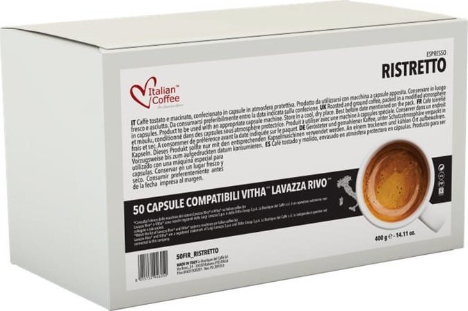 Italian Coffee Italian Coffee Ristretto - 50 kapsułek kompatybilnych z Lavazza Firma 1