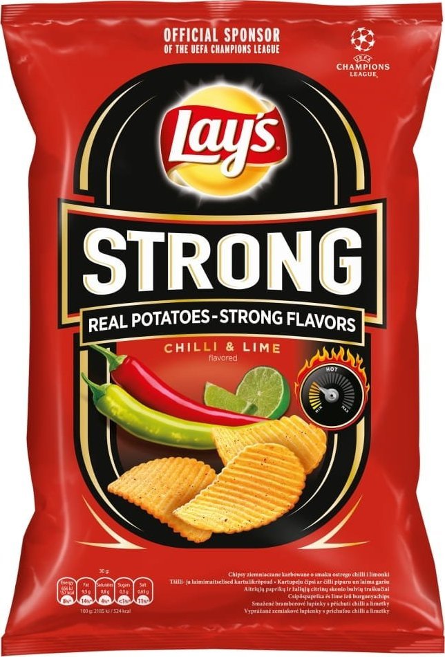 LAYs LAY`S - Chipsy Ziemniaczane O Smaku  Ostrego Chilli I Limonki - 215G 1