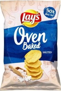LAYs LAYS OVEN BAKED SALTED 125g 1