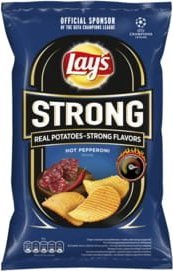 LAYs Lay's Strong Hot Pepperoni 130g 1