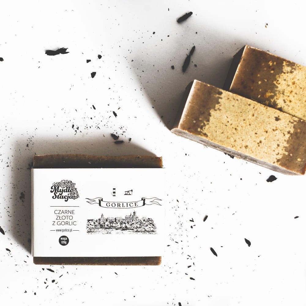 Mydło Stacja Mydło Stacja mydło czarne złoto 120 g 1