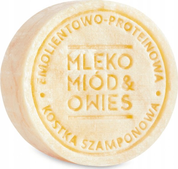 Ministerstwo Dobrego Mydła Ministerstwo Dobrego Mydła Mleko-miód-owies - szampon w kostce 85 g 1