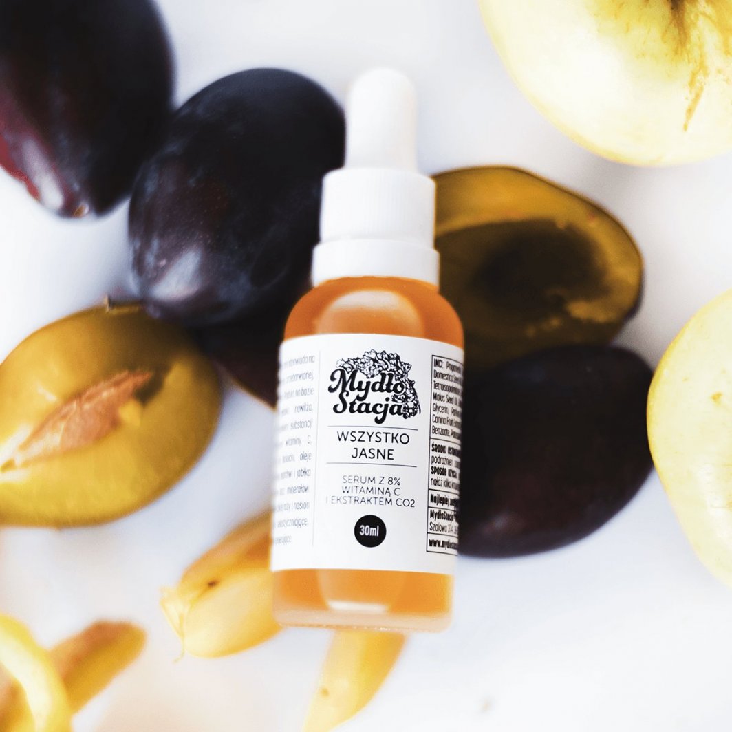 Mydło Stacja Mydło Stacja Lekkie serum z 8% witaminą C 30 ml 1
