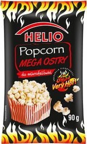 HELIO Popcorn do mikrofalówki mega ostry 90 g HELIO 1