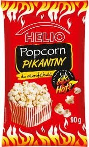 HELIO Popcorn do mikrofalówki pikantny 90 g HELIO 1