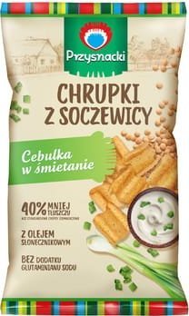 Przysnacki Przysnacki Chrupki z soczewicy cebulka w śmietanie 100g 1