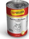TOPSELLER karma dla kota z drobiem 415 g 1