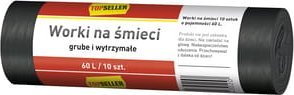 TOPSELLER Worki na śmieci 60L 10 szt. 1