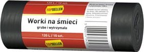 TOPSELLER Worki na śmieci 120L 10szt 1