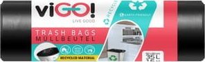 viGO! viGO! Eko Worki LD proste czarne 35L 15szt 1