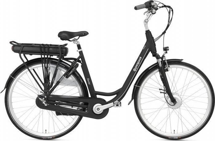 Rower elektryczny Popal Sway 28 Inch 47 cm Damski 3SP Hamulce rolkowe Matowa czerń 1