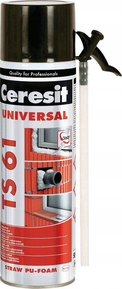 Ceresit PIANKA POLIURETANOWA WĘŻYKOWA CERESIT TS61 500 ml 1