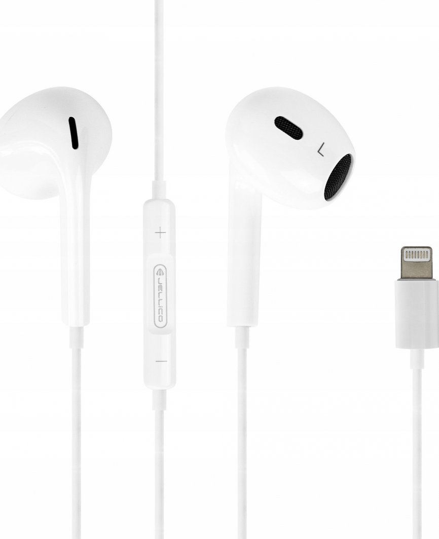 Słuchawki Jellico SŁUCHAWKI EARPODS LIGHTNING DOUSZN MIKROFON IPHONE 1