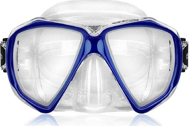 Maska do nurkowania snorkelingu scuba divingu Aropec Hornet - Kolor Niebieski 1