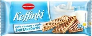 Wafle z kremem o smaku śmietankowym 175g Koffinki MAGNOLIA 1