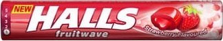 Halls fruitwave strawberry 45g 1