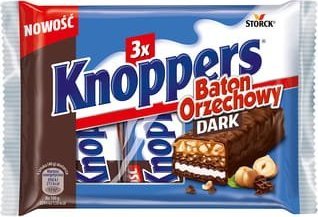 Knoppers Baton Orzechowy Dark 120g (3x40g) 1