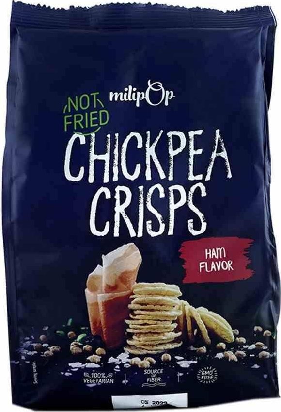 Chipsy z ciecierzycy o smaku szynki Milipop, 90g 1