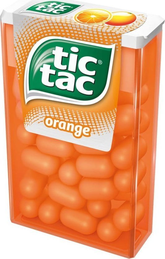 TIC TAC  Drażetki O Smaku Pomarańczowym - 18G 1