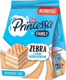 PRINCESSA For Family Zebra o smaku waniliowym 150 g 1