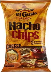 Nachos Cheese 180g el Gusto MEXICO 1