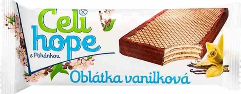 Wafelek z nadzieniem waniliowym w polewie Celihope, 35g 1