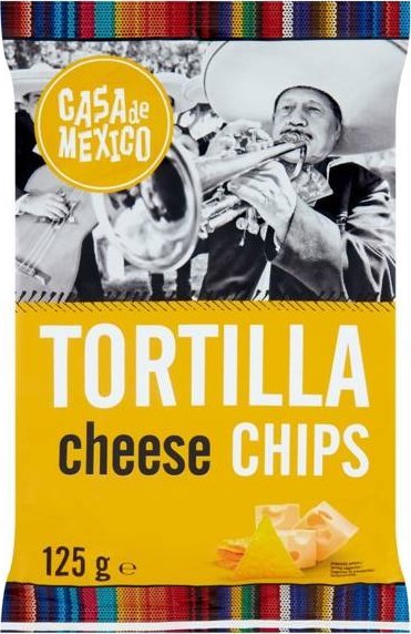 Casa de Mexico Czipsy tortilla o smaku serowym 125g - Casa de Mexico 1