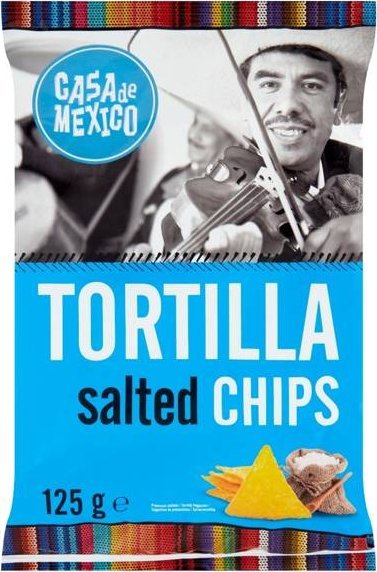Casa de Mexico Czipsy tortilla solone 125g - Casa de Mexico 1