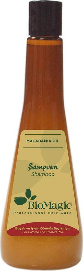 SZAMPON DO WŁOSÓW FARBOWANYCH Z OLEJKIEM MACADAMIA 300 ml - BIOMAGIC 1