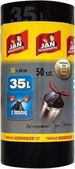 WORKI NA ŚMIECI JAN NIEZBĘDNY 35L 50 SZTUK  [101|71] 1