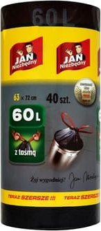 WORKI NA ŚMIECI JAN NIEZBĘDNY 60L 40 SZTUK  [101|71] 1