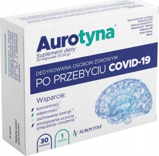 Aurovitas Aurotyna, 30 kapsułek - Długi termin ważności! 1