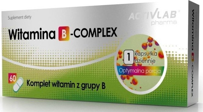 Witamina B-Complex Activlab Pharma, 60 kapsułek - Długi termin ważności! 1