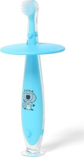 BabyOno BabyOno 551/01 blue Bezpieczna Szczoteczka do zębów 6m+ 1
