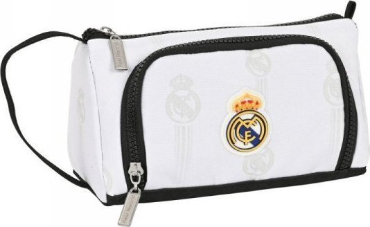 Piórnik Real Madrid Torba szkolna Real Madrid C.F. Czarny Biały (20 x 11 x 8.5 cm) 1