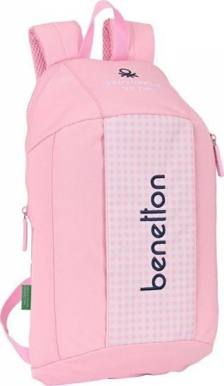 Benetton Plecak dziecięcy Benetton Vichy Mini Różowy (22 x 39 x 10 cm) 1