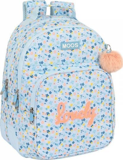 Moos Plecak szkolny Moos Lovely Jasnoniebieski (32 x 42 x 15 cm) 1