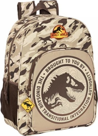 Jurassic World Plecak szkolny Jurassic World Dominion Brązowy (33 x 42 x 14 cm) 1