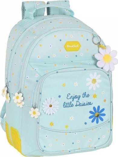 Blackfit8 Plecak szkolny BlackFit8 Daisies Jasnoniebieski (32 x 42 x 15 cm) 1