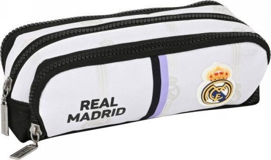 Piórnik Real Madrid Torba szkolna Real Madrid C.F. Czarny Biały (21 x 8 x 8 cm) 1