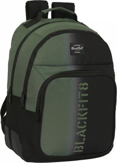 Blackfit8 Plecak szkolny BlackFit8 Gradient Czarny Zielony wojskowy (32 x 42 x 15 cm) 1