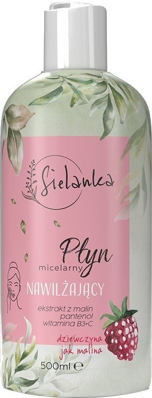 Solverx SIELANKA Płyn micelarny nawilżający - Dziewczyna Jak Malina 500ml 1