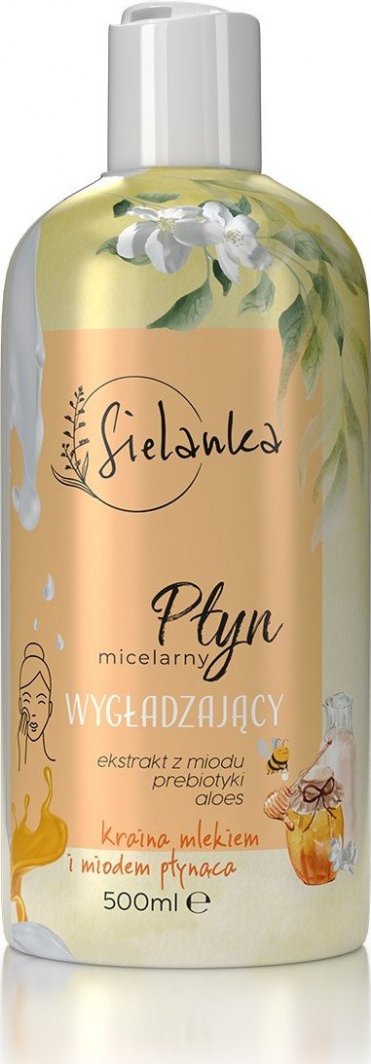 Solverx SIELANKA Płyn micelarny wygładzający - Kraina Mlekiem i Miodem Płynąca 500ml 1