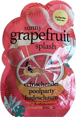 (DE) Treaclemoon, Pianka do kąpieli Sunny grapefruit splash, 80g (PRODUKT Z NIEMIEC) 1