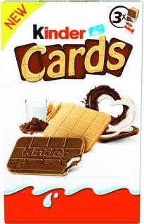 Wafel Kinder Cards 3x25.6g 1