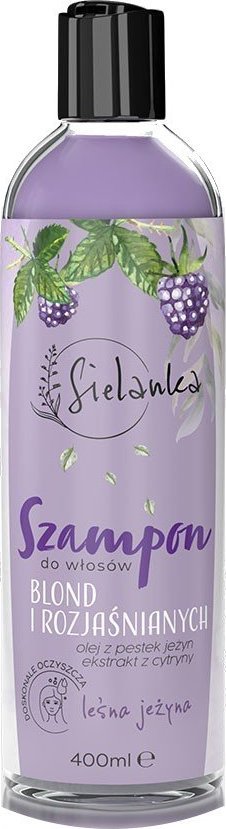 Solverx SIELANKA Szampon do włosów blond i rozjaśnionych -  "Leśna Jeżyna" 400ml 1